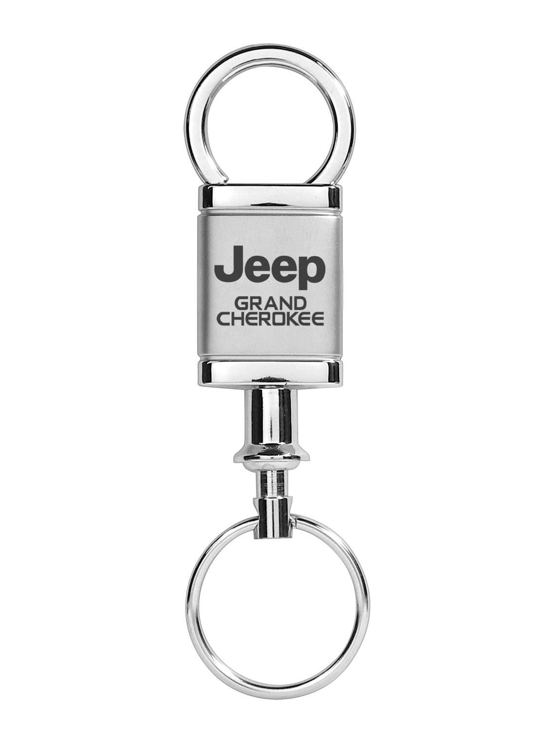 Jeep Girl Laser Etched Anodized Aluminum Metal Tag Charm Custom Key Chain Car