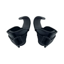 Blarysports 1 Pair Weight Lifting Hook Non-slip Heavy Duty Steel Strong Load Capacity Wrist Strap Hook for Pull-up