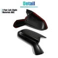 thumbnail image 6 of 1 Pair Car Door Wing Rearview Side Mirror Cover Trim Shell Black for Chevrolet Camaro 2016-2023, 6 of 7