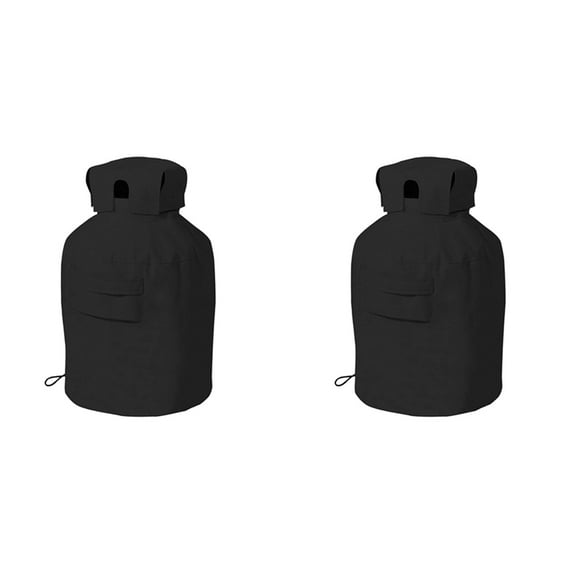 2X 20 Lbs Propane Tank Cover,Travel Trailer Propane Tank Cover,Water & Wear-Resistant,Traveling & Camping B