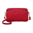 thumbnail image 1 of Bolsa bandolera de nailon de mano con correa ajustable para el hombro de mano con cremallera (rojo) Tmvgtek Para Estrenar, 1 of 7