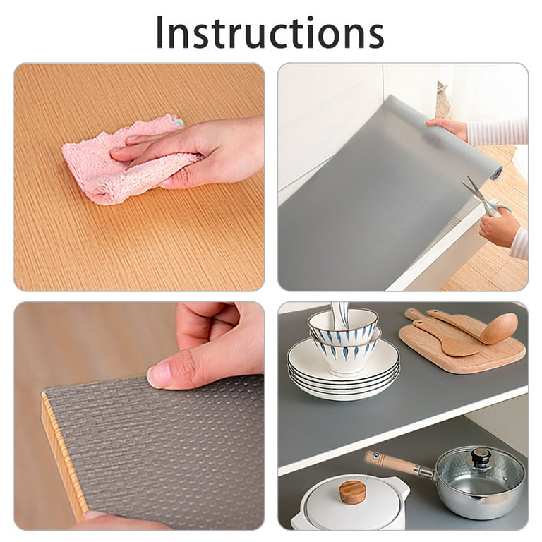 Kitchen Cabinet Protectors, Refrigerator Drawer Liners