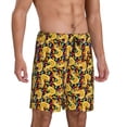 thumbnail image 2 of Sikiie Cartoon Ducks Mens Pajama Shorts, Lightweight Lounge Pant with Pockets Soft Sleep Pj Shorts for Men3X-Large, 2 of 6
