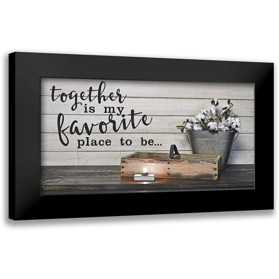 Boyer, Susie 14x9 Black Modern Framed Museum Art Print Titled - Together