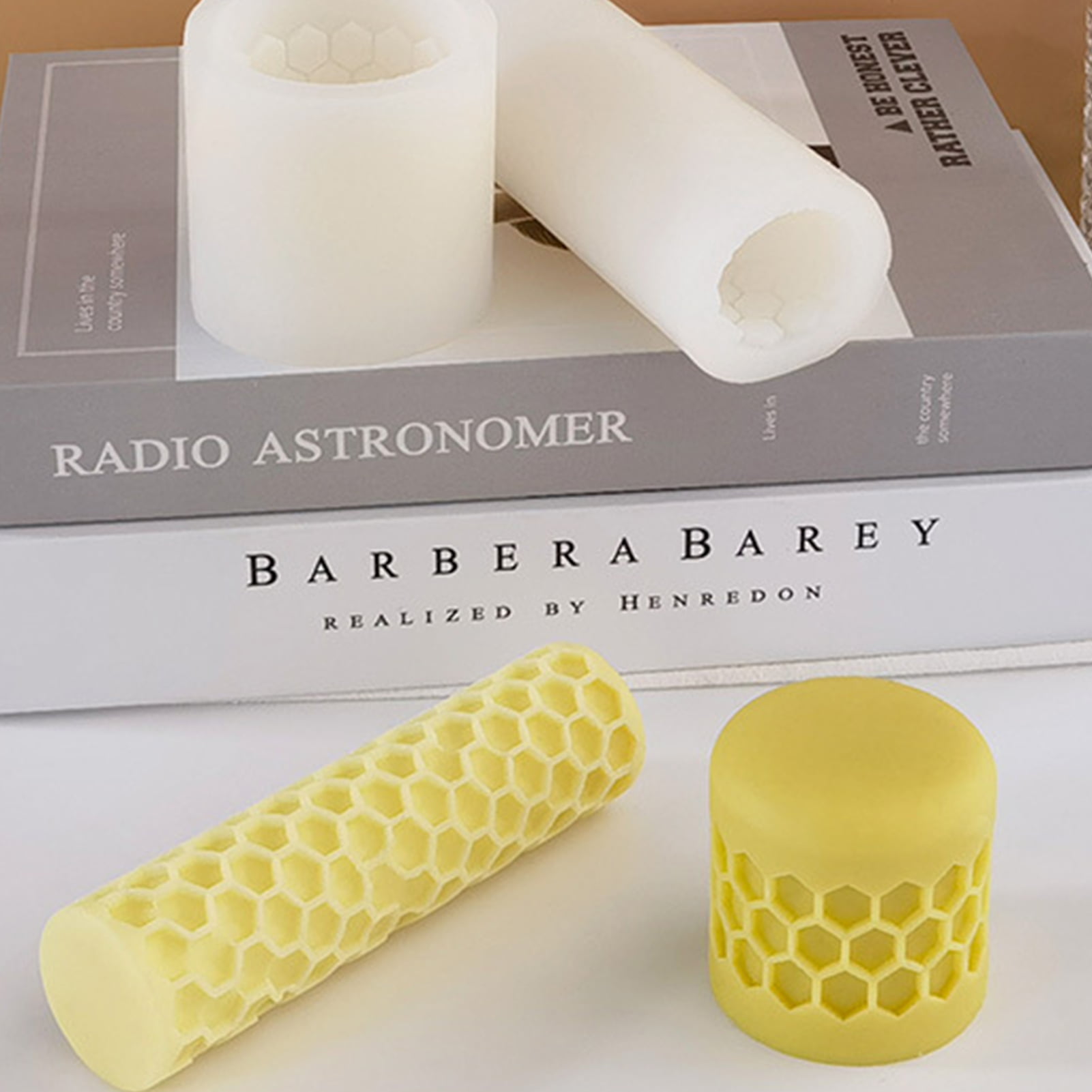 Small Honeycomb Candle Mold [F017]