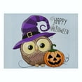 thumbnail image 1 of Série Violette d'Halloween Napperons en Coton et Lin Nouveaux Rectangulaires Style Western, 1 of 9