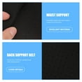 thumbnail image 4 of Zcyifa Waist Support Belt Children Sports Waist Supporter Breathable Mesh Elastic Lumbar Brace Belt Strap Black, 4 of 10
