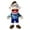 Cody, variant on Large Jeffy Boy Hand Puppet Children Soft Doll Funny Party Props Christmas Doll Plush Toys Puppet Kids Gift (Junior)