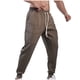 thumbnail image 5 of Pantalones largos de moda para hombre, informales, con bolsillos de color, cintura elástica y pierna ajustada, pantalones largos de poliéster y algodón para hombre., 5 of 6