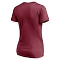 thumbnail image 3 of Women's Burgundy Philadelphia Phillies Fightin' Phils V-Neck T-Shirt, 3 of 3