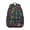 Mushroom and Psychedelic, variant on Mushroom and Psychedelic Black Pattern Backpack for School, Cute School Bag with Adjustable Shoulder Straps and Padded Back, 15.3"x11"x7.1"