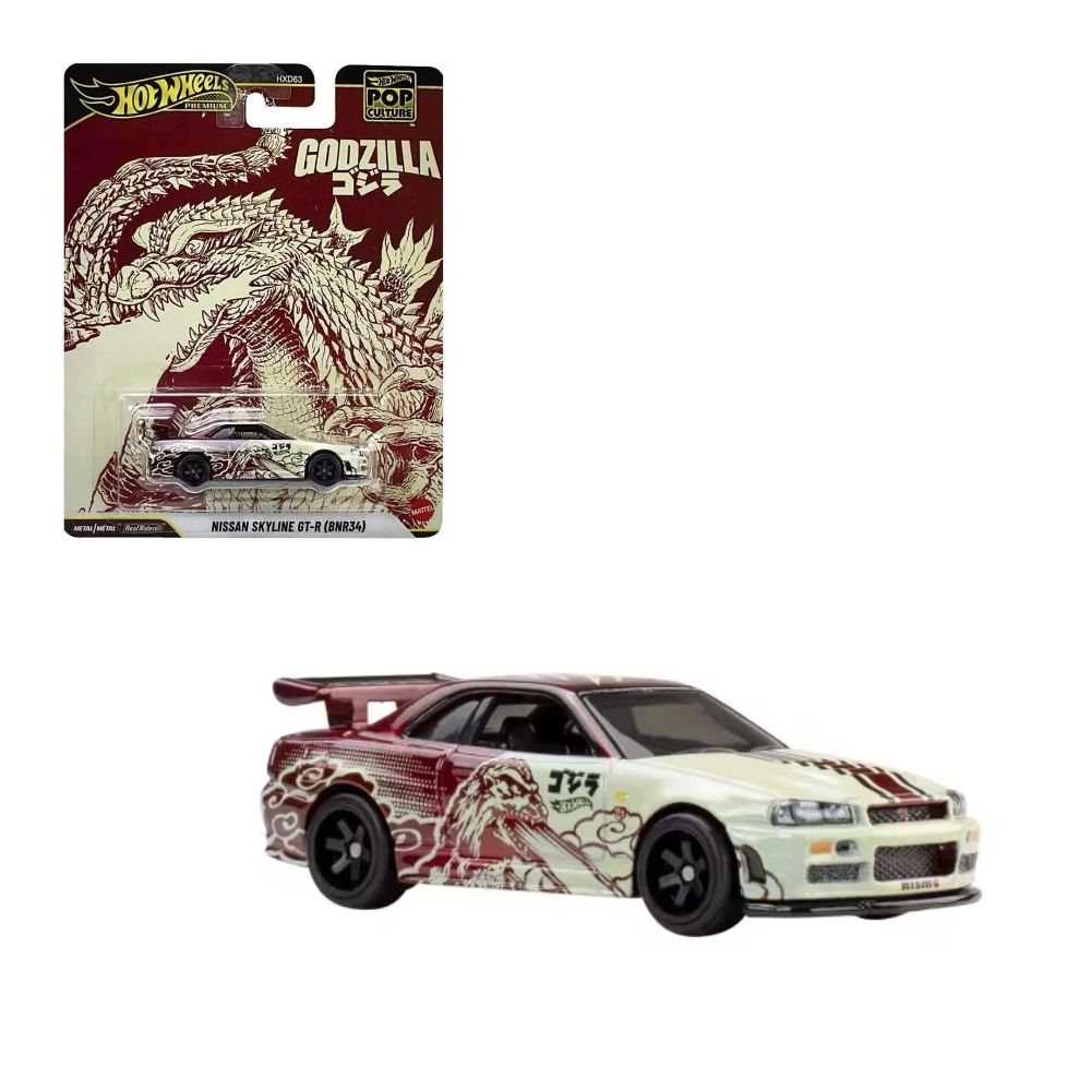 Nissan Skyline GT-R Godzilla BNR34 Hot Wheels Pop Culture 2026