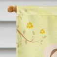 thumbnail image 3 of Carolines Treasures BB6123CHF Easter Eggs English Bulldog White Flag Canvas House Size, 3 of 4