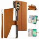 thumbnail image 3 of Funda cartera GANGXUN para Samsung Galaxy A26 , cuero PU con tarjetero, cremallera, correa de mano, soporte y protección 1136°, 3 of 6