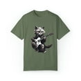 thumbnail image 2 of Cat Playing Guitar Comfort Colors Unisex T-Shirt, 2 of 4