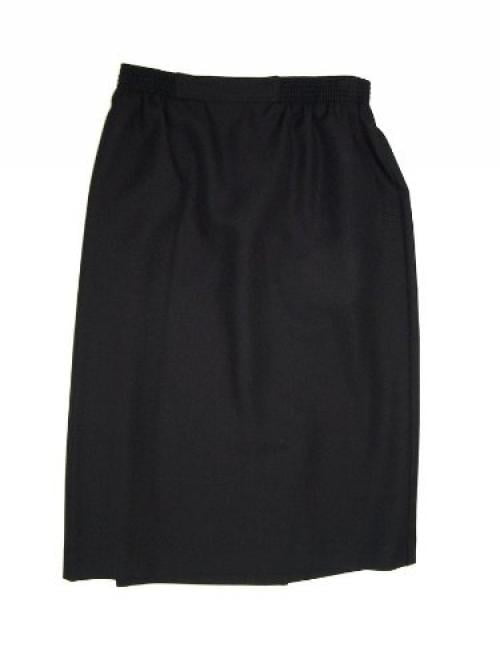 Alfred Dunner Classics Elastic Waist Straight Skirt Denim