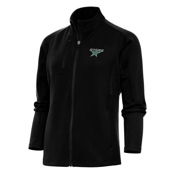 Women's Antigua Black Dallas Stars Special Edition 2.0 Generation Full-Zip Jacket