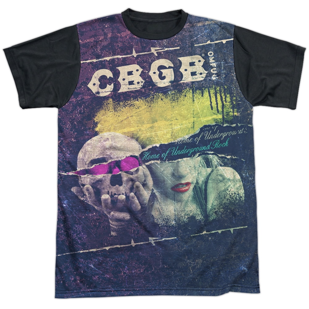 CBGB NYC Punk Club Torn Skull Home Of Underground RockBlack Back CBGB NYC Punk Club Torn Skull Home Of Underground RockBlack Back