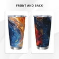 thumbnail image 3 of Bingfone Galactic Dog Swirls Art for 20 Oz Stainless Steel Travel Mug Double Wall Water Coffee Cup for Home,Office, Outdoor Works Great for Ice Drinks and Hot Beverage-Without Straw, 3 of 8