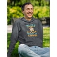 thumbnail image 2 of Old Man With A Corgi Hoodie Men -Image by Shutterstock, Male 4X-Large, 2 of 4