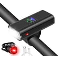 thumbnail image 1 of Faros delanteros impermeables, luces traseras LED y modo de carga USB de 6 niveles de brillo para mejorar la seguridad en ciclismo nocturno, 1 of 5