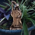 thumbnail image 2 of Estatua de resina de Halloween de Grim Reaper, 16 cm, con guadaña y lápida, 2 of 3