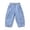 Light Blue, variant on Kids Cotton Soft Denim Barrel Pants, Boys Girls Loose Fit Banana Jeans, Elastic Waist Lightweight Denim Trousers for Summer Daily Wear(Dark Blue,5-6 Years)