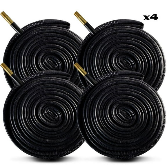 Zol Bicycle Bike Inner Tube 700x35c Schrader Valve 48mm (4 pcs)