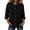 Black, variant on Womens Solid Color Sweater Cardigan Button Down Crew Neck Plus Size Knit Cardigan Loose Casual Soft Basic Sweater Sizes XS-4XL