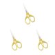 thumbnail image 1 of Riwesomey Tijeras retro Suministros de costura Herramienta de costura DIY Cortador de bordado Oro Oro 3piezas Riwesomey CBP234731, 1 of 6