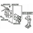 thumbnail image 2 of Febest FRONT LEFT BRAKE CALIPER BRACKET CARRIER # 0477C-NA4WFR OEM MR407680, 2 of 2