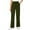 Army Green, variant on CaiJunJia Womens Drawstring Sweatpants Baggy Wide Cotton Stretch Straight Leg Pants with Pockets