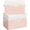Pink, variant on GRANNY SAYS Large Fabric Storage Bins with Lids, Keepsake Box, Collapsible Closet Organizers, White/Gray, 2-Pack