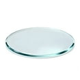 thumbnail image 2 of 24 Inch Round Tempered Glass Table Top, 1/2" Thick Clear Safety Glass with Polished Edge for Dining Table, Patio, Coffee Table, Indoor Outdoor Use, Replacement Glass Top, 2 of 7