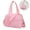 Pink, variant on Gym Bag for Women, Lightweight Travel Duffle Bag with Wet Pocket, Water Resistant Carry On Weekender Bag