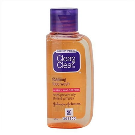 Clean & Clear Face Wash - Foaming, 50ml Pack