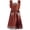 Brown, variant on HonorHut Floral Kitchen Apron with Shoulder Straps Vintage Ruffle Cooking Apron 2 Large Pockets Floral Embroidery Pattern Pinafore Apron Pink