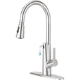 thumbnail image 1 of Touch On Kitchen Faucets with Pull Out Sprayer  Single Handle Modes Kitchen Sink Faucet  Bar Sink Faucet  RV Kitchen Sink Faucet Utility Faucet Pot Filler Faucet with Deck Plate, 1 of 3