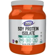 NOW Sports Soy Protein Isolate Unflavored - 1.2 lbs
