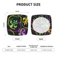 thumbnail image 5 of Disketp Mardi Gras6 for Square Chair Cushion Covers for Hotel, Bedroom, Office,Machine Washable-Two Pieces, 5 of 7
