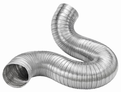 Lambro 304 5-In. x 8-Ft. Flexible Semi-Rigid Aluminum Duct