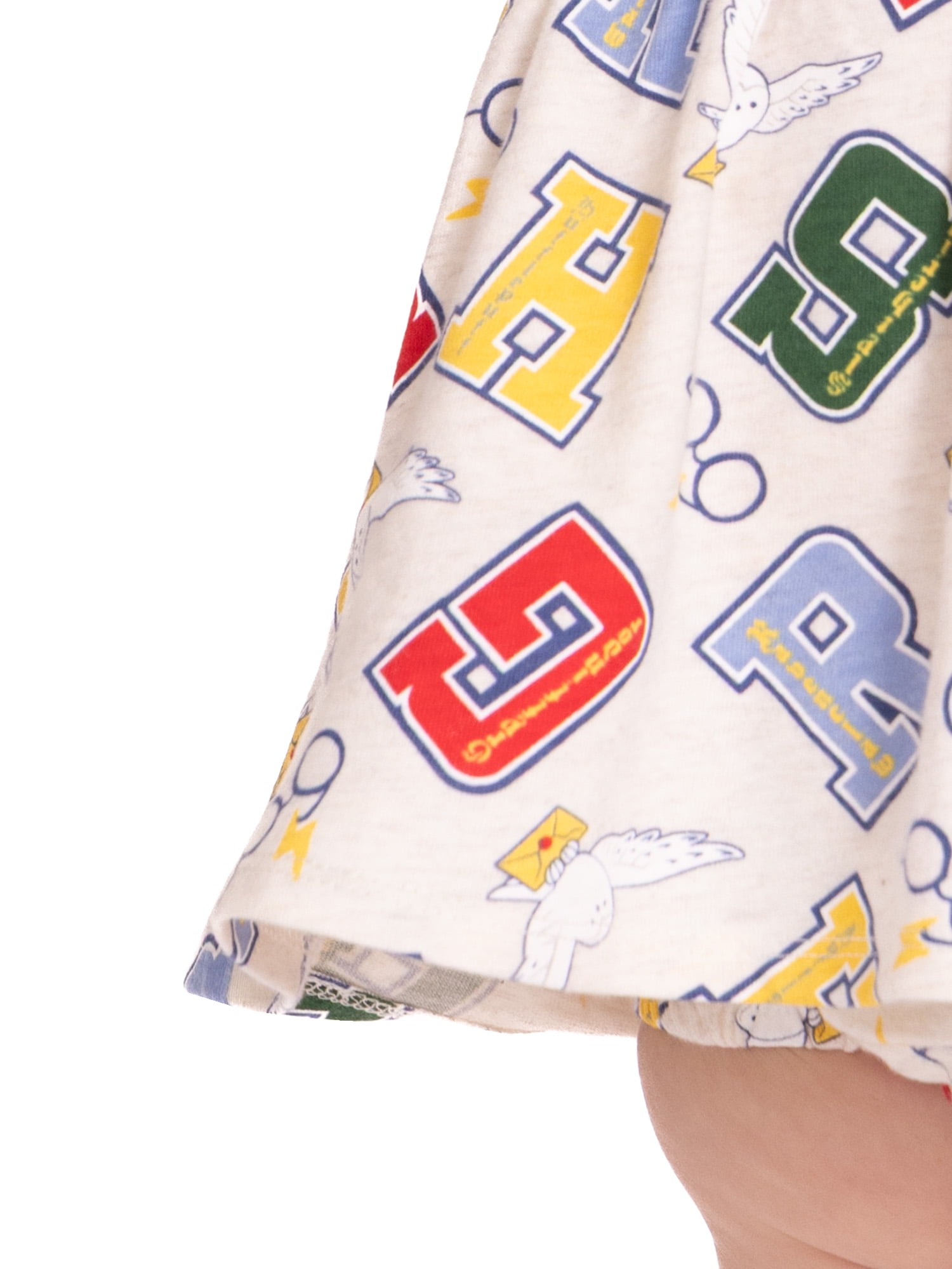 Harry Potter Baby Girl Print Dress and Matching Diaper Cover Set, 2-Piece Sizes 0/3M-6/9M