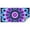 Colorful Tie Dye, variant on Purple Blue Tie Dye Pattern Rectangle Tablecloth 60"x84",Waterproof Polyester Rectangle Table Cloth, Wipeable Spillproof Polyester Tablecloth for Dining, Camping, Indoor and Outdoor