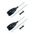 thumbnail image 1 of y 2 Pcs Aluminum Alloy Paddle Inflatable Kayak Row Boat Surf Board, 1 of 5