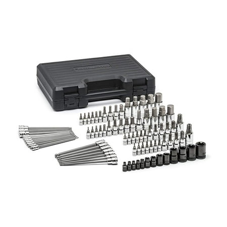 - GearWrench 80742 84-Piece Master SAE/Metric Hex and Torx Bit Socket Set