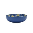 thumbnail image 6 of Mainstays by Becky G. & Alejandra Bamboo Melamine 12-Piece Dinnerware Set, Lemon & Blue, 6 of 11