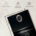 thumbnail image 6 of Elephant Stock Sea At Night Wall Art - Vertical Canvas Wall Art - Living Room Wall Decor - Beach Canvas - Black And Beige Decor - 26" x 39", 6 of 8
