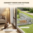 thumbnail image 4 of PawHut Tunnel pour Chat en Bois d'Extérieur avec Multiples Entrées, Tube pour Chat, 4 of 10