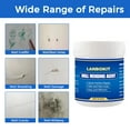 thumbnail image 3 of Drywall Repair Kit, 8.5OZ Spackle Wall Repair Kit with Scraper, Wall Patch Repair Kit and Wall Mending Agent, Dry Wall Patch Kits for Easily Fill Home Wall Holes and Cracks, 3 of 9