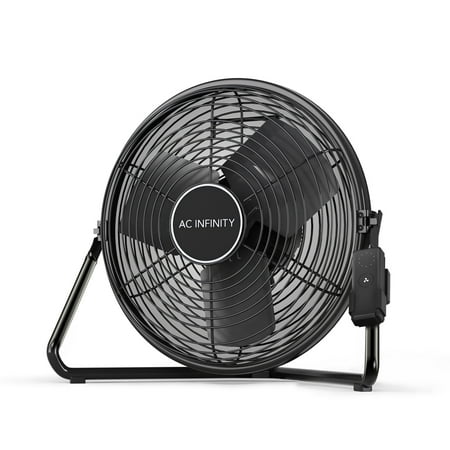 

AC Infinity CLOUDLIFT S12 Floor Wall Fan 12” with Wireless 10-Speed Controller EC-Motor IP-44 Rated Industrial High-Velocity Airflow for Hydroponics Greenhouses Workshop Circulation